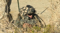 Athletic trainer supports 2nd Bn., 1st Marines, during AFX 4-26
