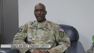 Chaplain Maj. Edward Lartey Receives Distinguished Service Award