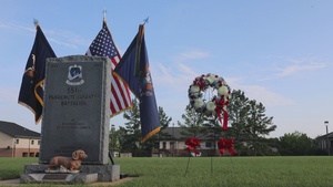 551st Infantry Regiment memorial ceremony