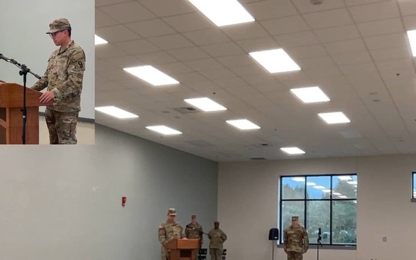 95th Div, 2 BDE, Change of Command Ceremony