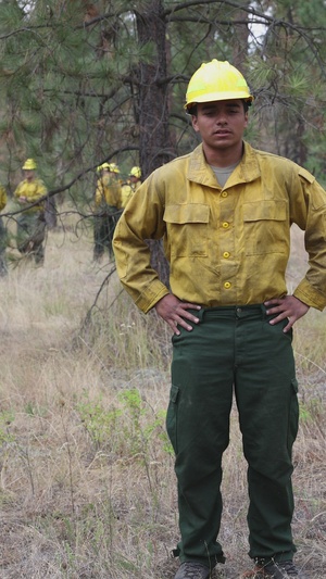A-Roll Interview with Soldier supporting Wildland Forest Firefighting in WA