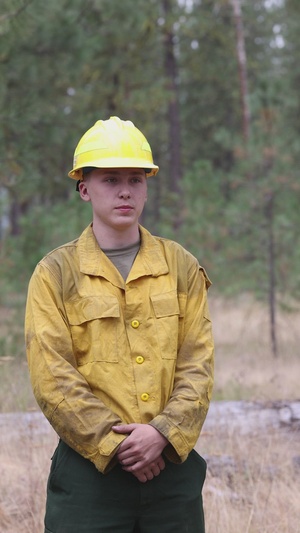 A-Roll Interview with Soldier supporting Wildland Forest Firefighting in WA