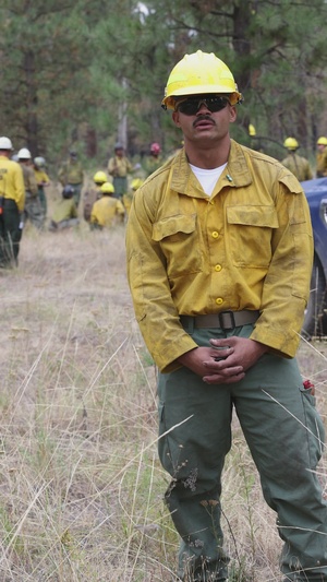 A-Roll Interview with Soldier supporting Wildland Forest Firefighting in WA