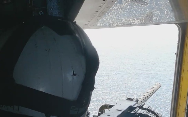 HMH-361 Marines practice aerial gunnery during KMEP 26