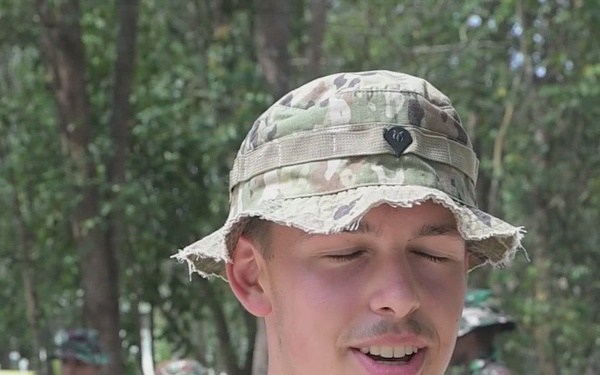 Interview with U.S. Army Reserve Spc. Gabriel Latour