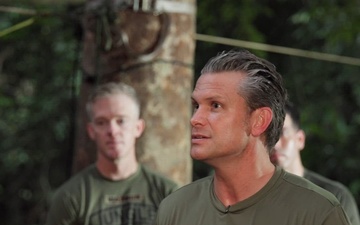 SECWAR Hegseth Speaks About U.S. – Panama Combined Jungle Operations Training Course