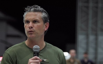 SECWAR Hegseth Addresses SOUTHCOM Service Members