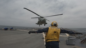 USS Ross Flight Operations