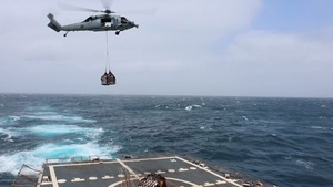 USS Mason Vertical Replenishment
