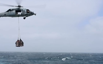 USS Mason Vertical Replenishment
