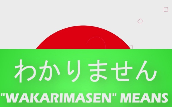 Japanese Phrase of the Week - Season 2 - I Don't Understand