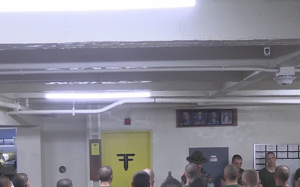 Fox Company Mail Call and Senior Drill Instructor Square Away Time