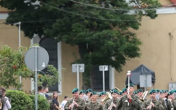 U.S. Soldiers with the NATO FLF Battle Group participate in the Polish Armed Forces Day Parade in Orzysz B-roll