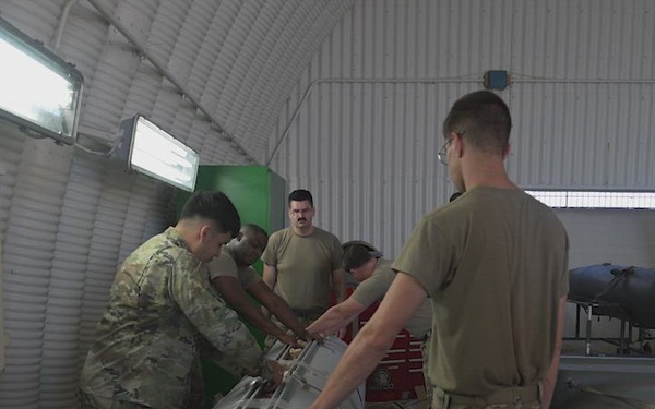 31st MXS Conducts External Fuel Tank Build-Up Exercise