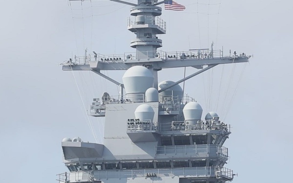 PCU John F. Kennedy Conducts Countermeasure Wash-down Testing During Acceptance Trials