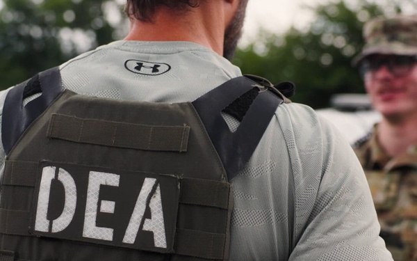 JTF-DC Guardsmen Patrol Capital with DEA