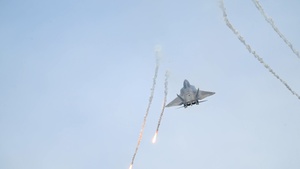 F-22 Demonstration Team performs for 2026 Chicago Air and Water Show