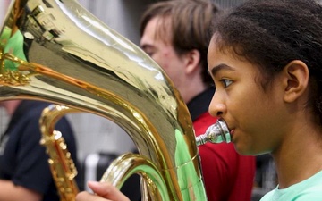 Zama Middle High School Hosts Trojan Band Camp