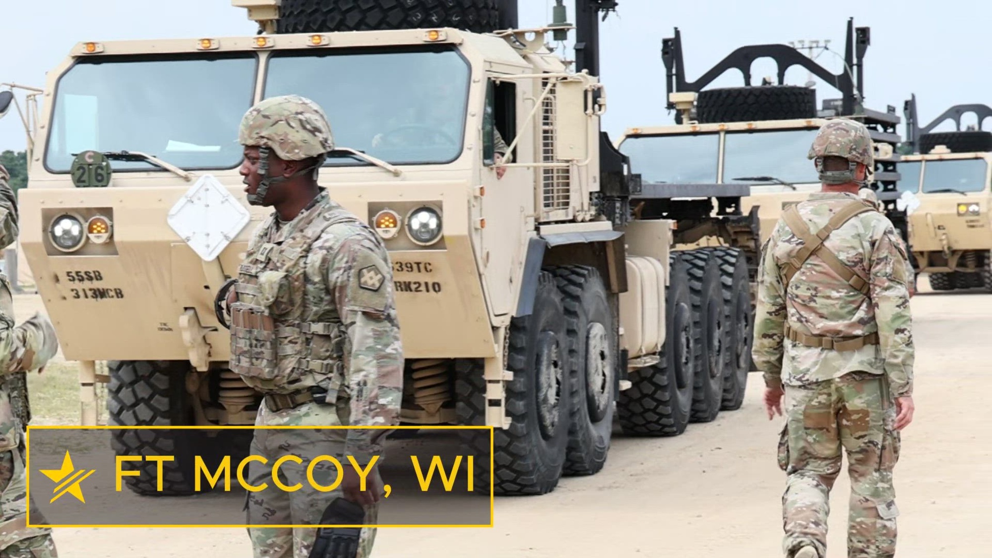 Soldiers of the 639th Transportation Company attend training at the WAREX 2026 exercise in Ft. McCoy, Wisconsin, from 26 July to 10 August 2026.