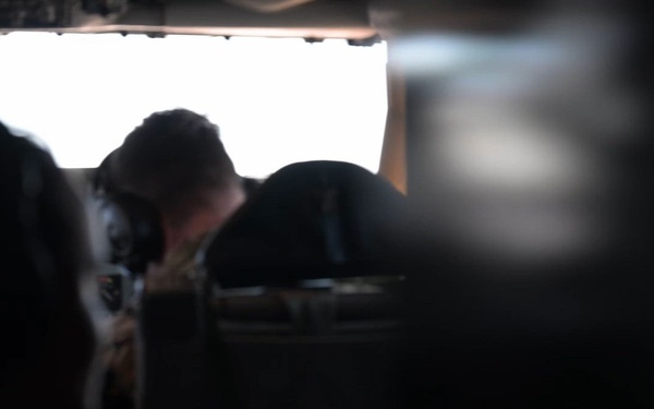 KC-135 refuels F-15s in support of regional security