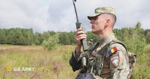 Joint training in Poland: 2-37 AR flies drones for Romanian soldiers to track in anti-UAS exercise
