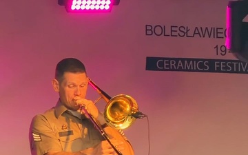 1st Infantry Division Band Performs at Bolesławiec Ceramics Festival