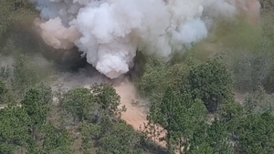 Unmanned aircraft system captures operations during Sandhills Project