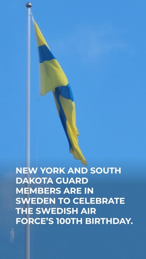 U.S. National Guard members help Swedish Air Force celebrate 100th birthday