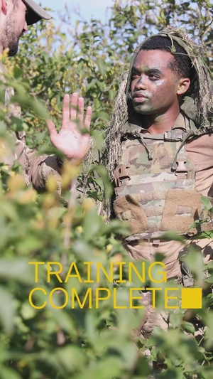 Troops from three nations conduct sniper training in Poland