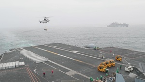 USS George Washington Conducts Replenishment at Sea