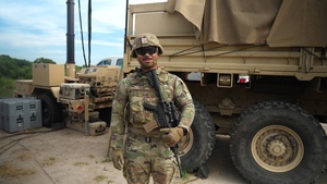 JTF-SB Soldier utilizes G-BOSS(E) in Laredo