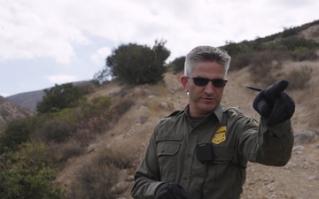 B-roll: Border Patrol Agent Responds to Reported Activity