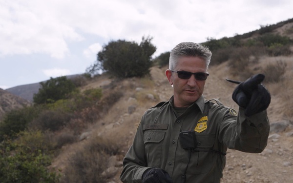 B-roll: Border Patrol Agent Responds to Reported Activity