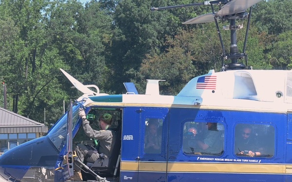 NCR Media fly on UH-1N Hueys over D.C.