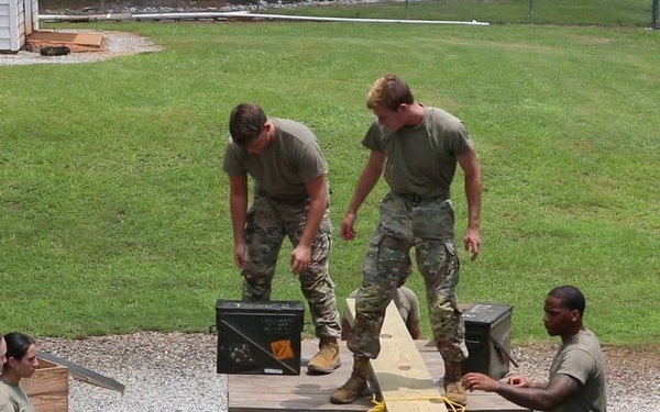 Building trust under time: 167th TSC takes on the Leadership Reaction Course