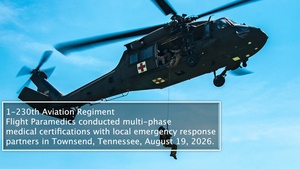 1-230th Aviation Regiment Builds Medical Readiness with Tennessee Agencies
