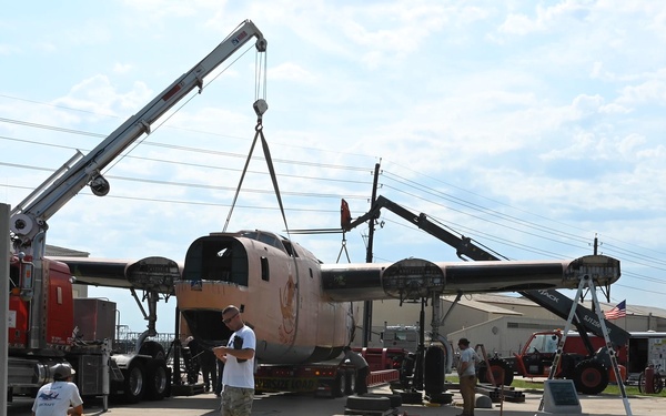 B-24J Liberator "Rupert the Roo" disassembly