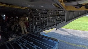 South Carolina National Guard CH-47F Chinook supports special operations parachute training