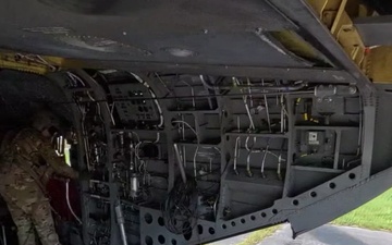 South Carolina National Guard CH-47F Chinook supports special operations parachute training