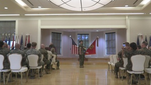 2nd Marine Division Command Master Chief Change of Charge