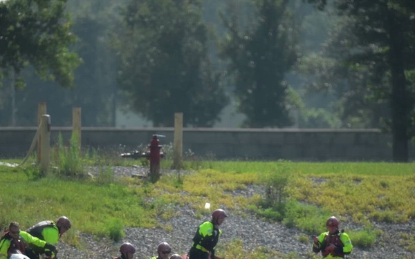 B Roll: Coast Guard Reserve conducts training at Muscatatuck Urban Search and Rescue Center