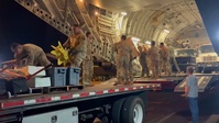 The second flight for Operation TREK808 arrives at Hilo International Airport