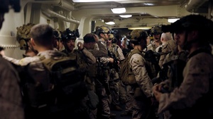 B-Roll: 11th MEU Marines Conduct a TRAP Exercise Aboard USS Portland
