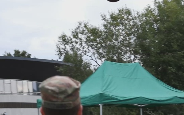 B-Roll: 353rd Civil Affairs Command and 603rd Military Police Company engage with locals during Estonian Restoration of Independence Day event in Estonia, August 20, 2026