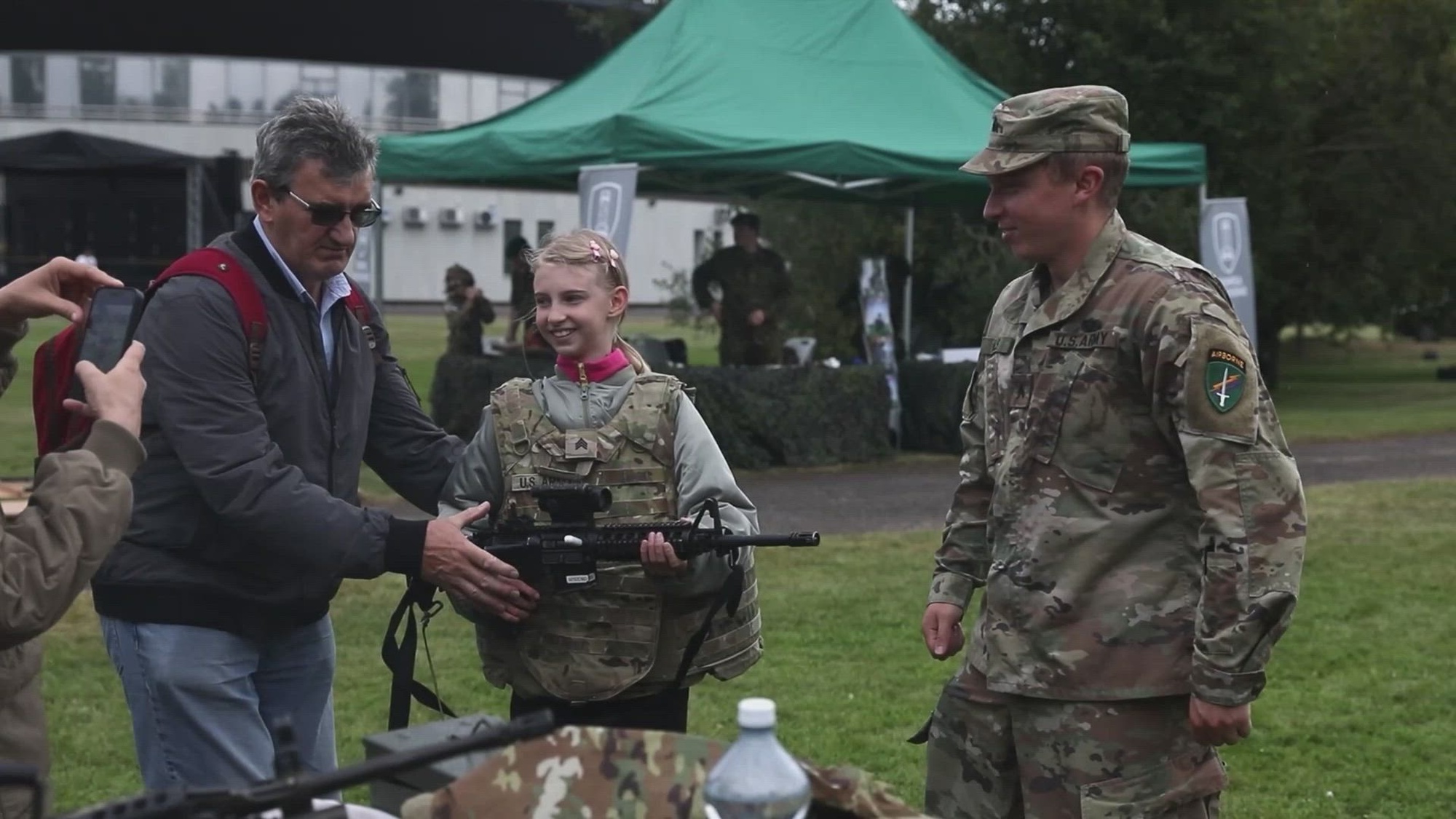 U.S. Army Soldiers assigned to the 353rd Civil Affairs Command, 418th Civil Affairs Battalion and 603rd Military Police Company engage with the local community during a celebration of Estonia’s Restoration of Independence Day in Tallinn, Estonia, August 20, 2026. The U.S. and other NATO forces strengthened their relationships with the communities they support through hands-on community engagement as locals celebrated Estonia’s independence. V Corps is the U.S. Army's only forward-deployed corps, serving as the senior tactical headquarters for Army forces in Eastern Europe to deter conflict and provide combat-ready forces alongside our NATO Allies. V Corps is operationalizing and expanding the Eastern Flank Deterrence Initiative with Allies, rapidly integrating emerging technologies into training and tactical plans. (U.S. Army video by Sgt. Katherine Zimpfer, 196th Mobile Public Affairs Detachment)

The news package includes an interview with Sgt. Ethan Wills, 53rd Civil Affairs Command, 418th Civil Affairs Battalion.