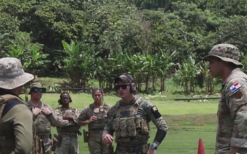 824th Base Defense Squadron Trains with Panamanian Partners in Weapon Systems