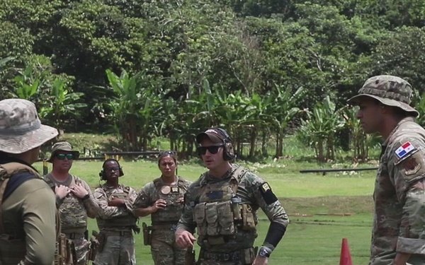 824th Base Defense Squadron Trains with Panamanian Partners in Weapon Systems