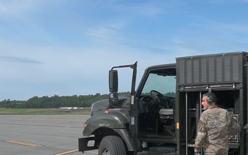 B-Roll: Marines conduct preflight checks, F-35C aircraft take off during RED FLAG-Alaska 26-3