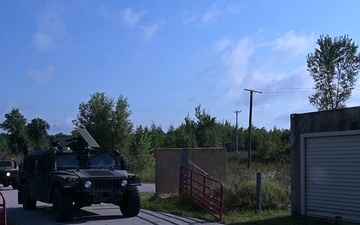 Practicing crisis crowd control and supply distribution at Patriot 26