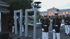 B-Roll: MBW Evening Parade honors Mr. Ricky Buria and the Honorable Dan Scavino